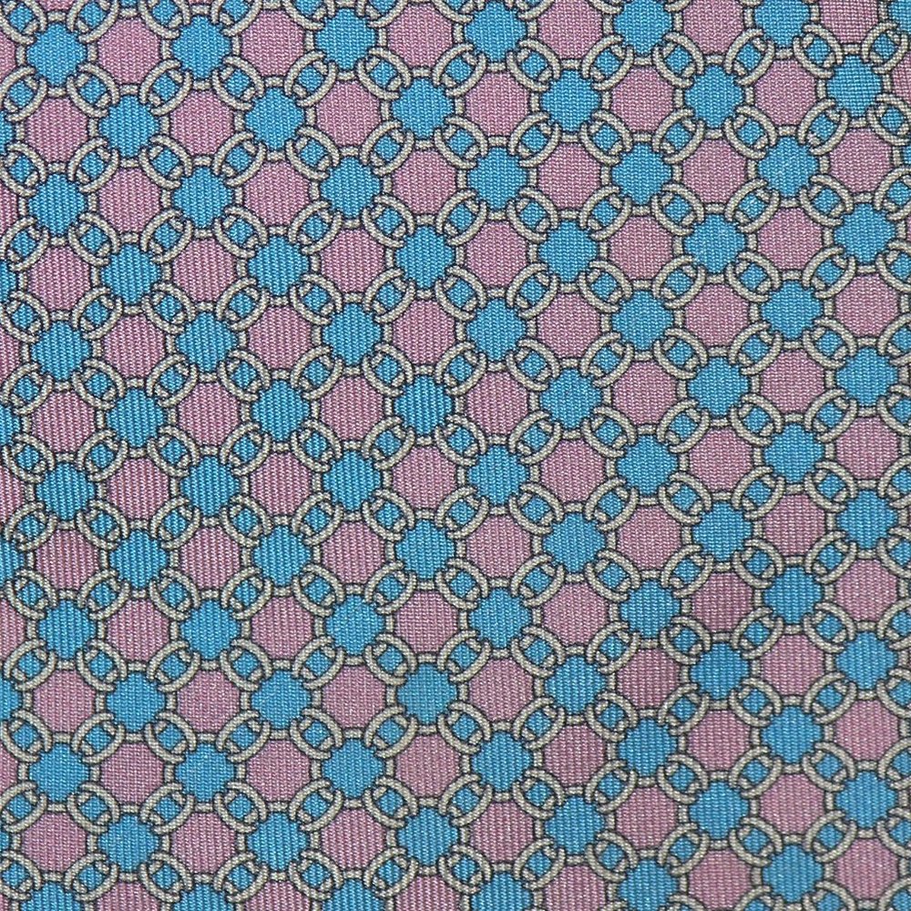 Fendi Recent Bit Pattern Classic Width Silk Tie - image 3